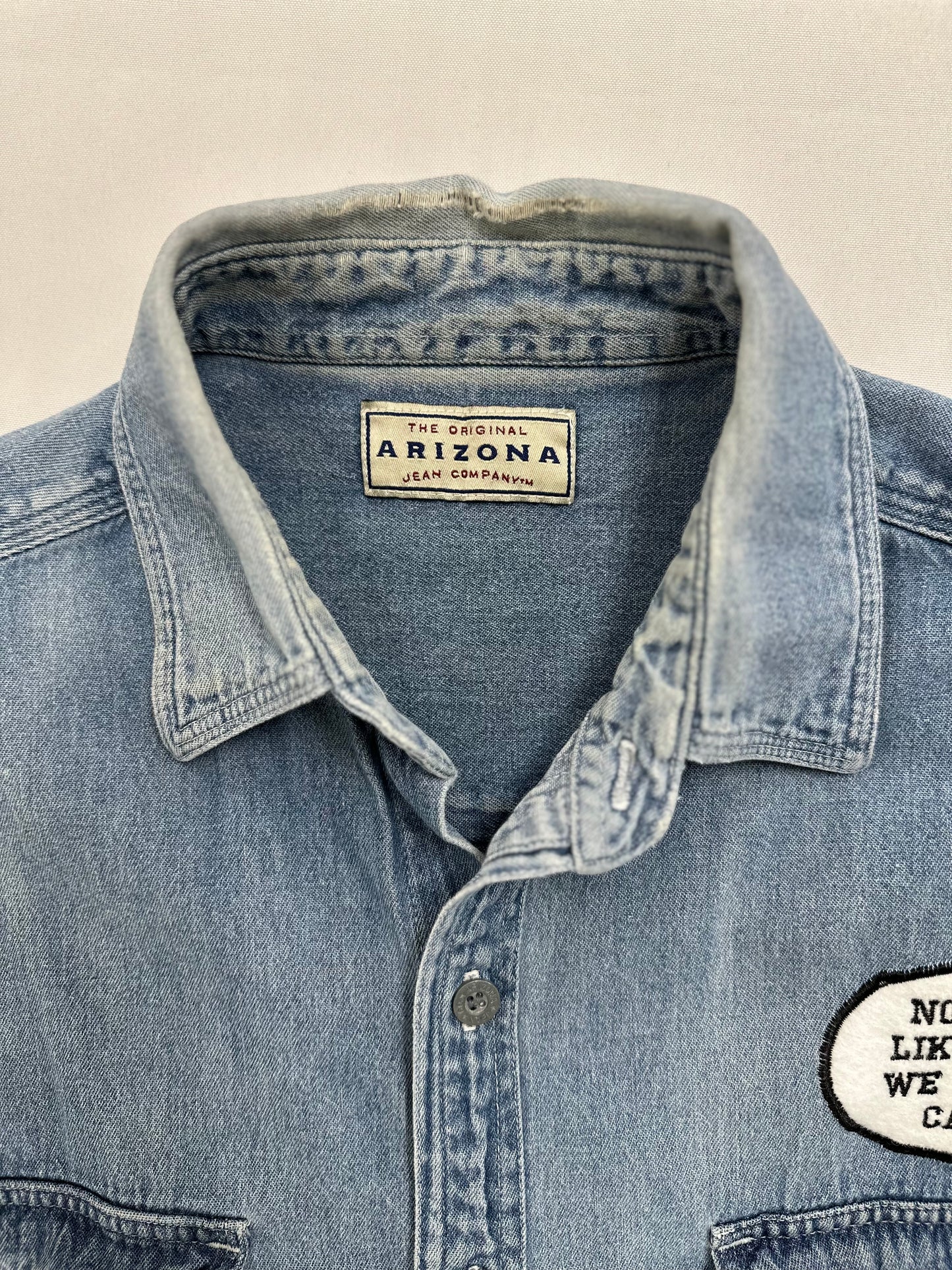 No One Likes Us Denim Shirt #1